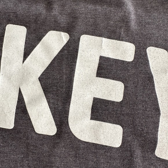 Disney Spirit Jersey Shirt Large Oversized Black Striped Mickey Mouse Spellout - Picture 9 of 14